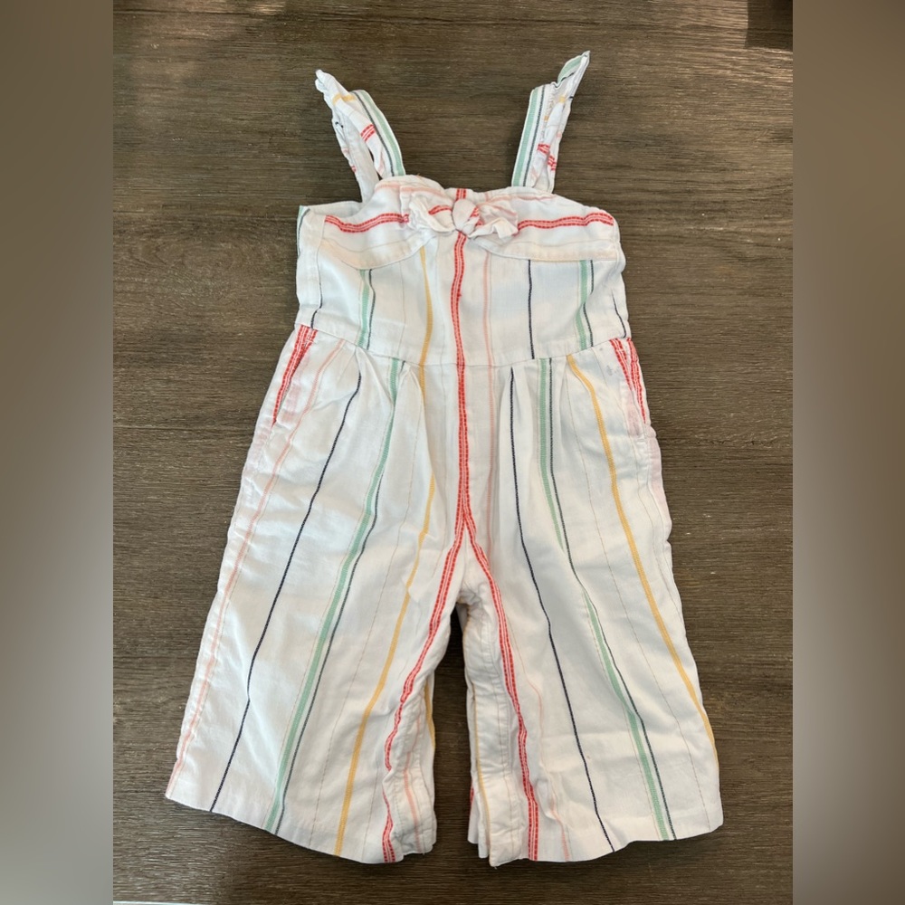 Janie and Jack striped jumpsuit. 12-18months